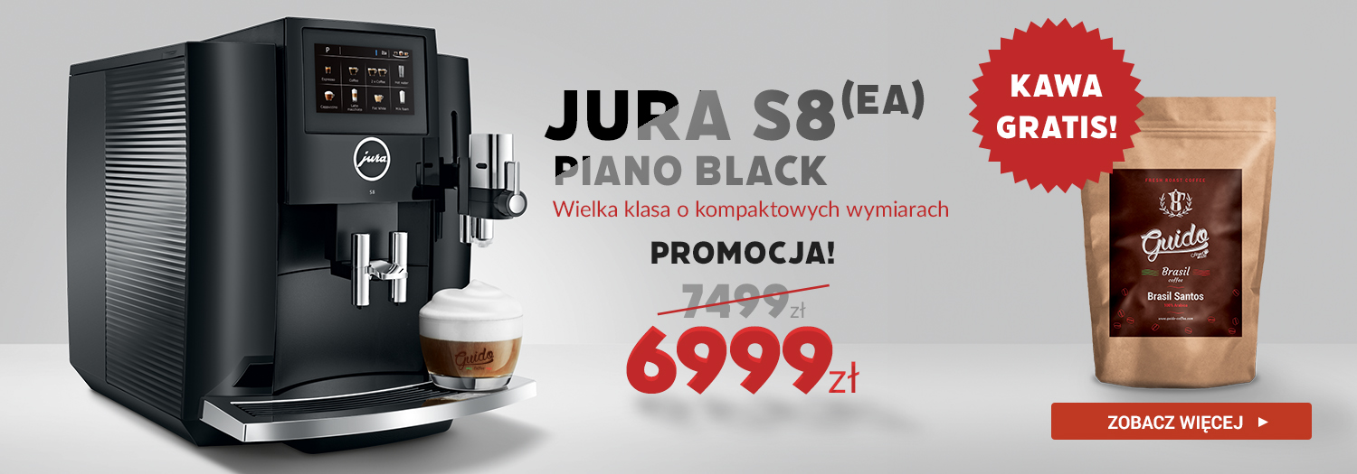 Ekspres Jura S8 Piano Black (EA)